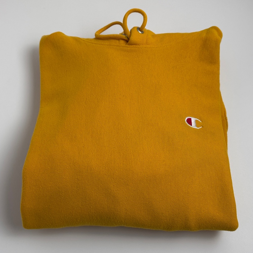 Champion Men's Mustard Hoodie